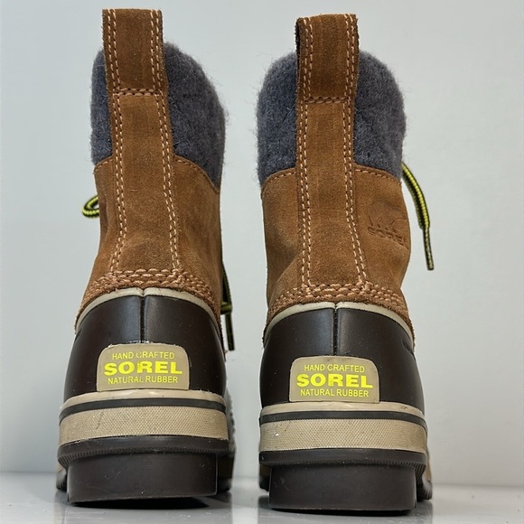 Sorel Slimpack ll Brown Winter Boots Size 2 - Picture 6 of 16